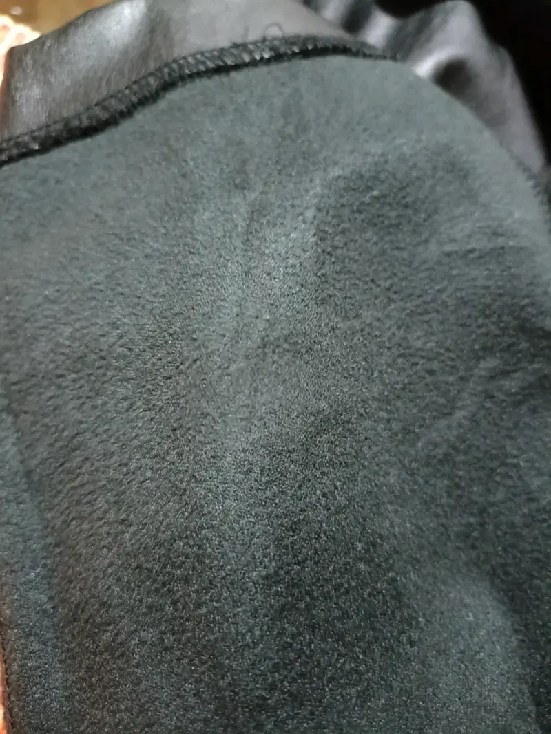 Leggings negros de cuero sintético - 4