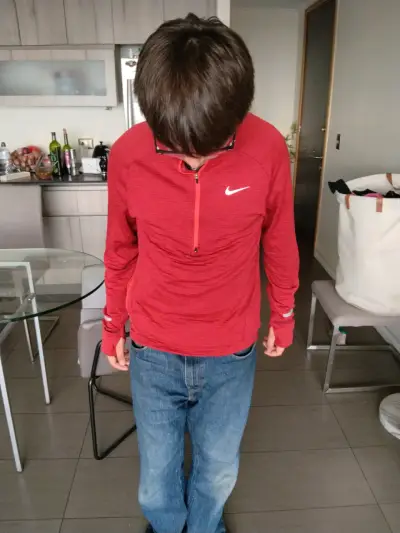 Polerón deportivo rojo Nike - miniatura 5