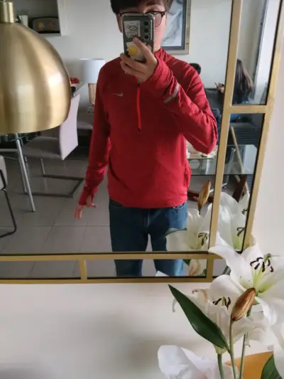 Polerón deportivo rojo Nike - miniatura 6