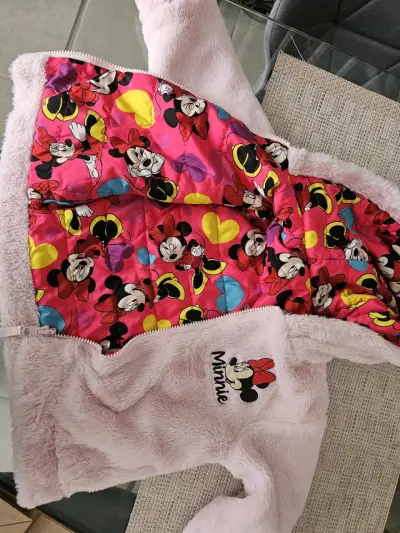 Abrigo infantil Minnie rosado - miniatura 2