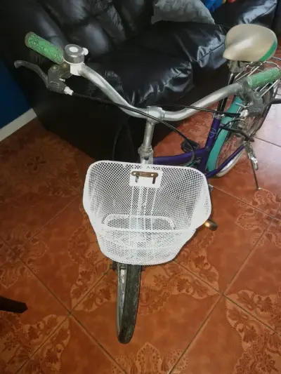 Bicicleta Oxford morada con canasto - miniatura 2
