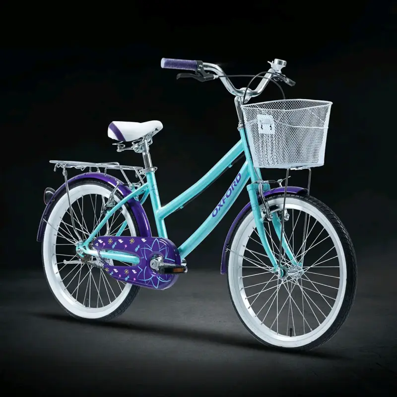 Bicicleta Oxford morada con canasto - 6