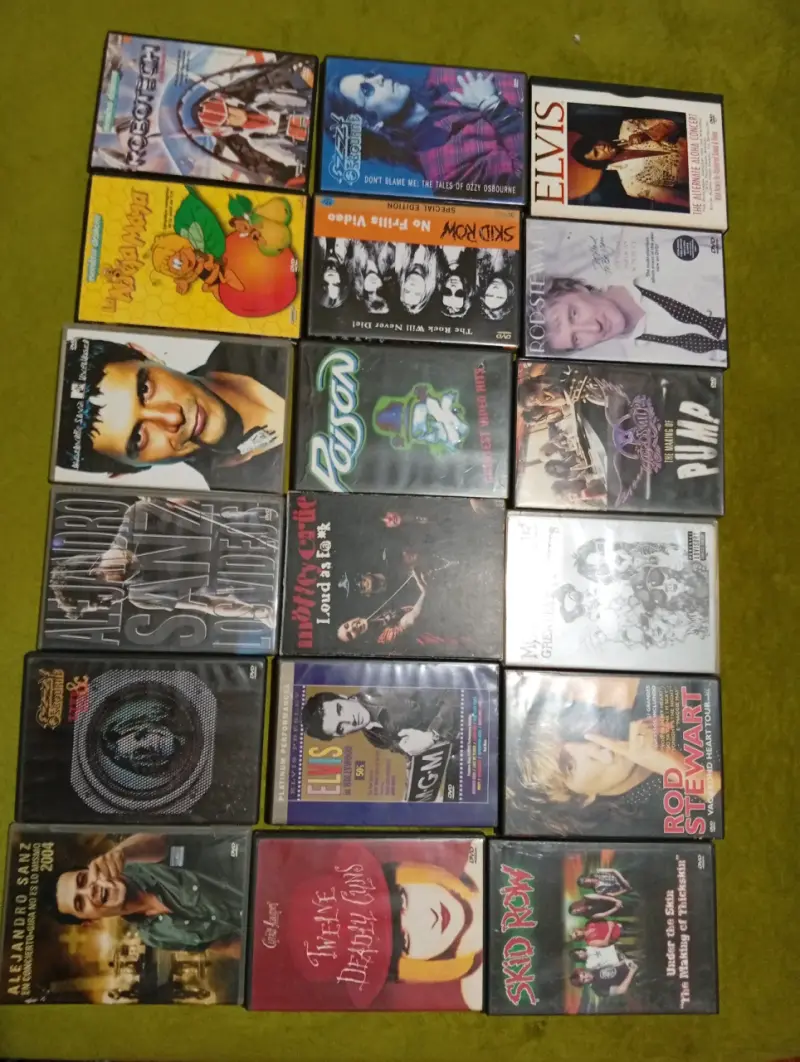 Colección de DVDs de música - 1