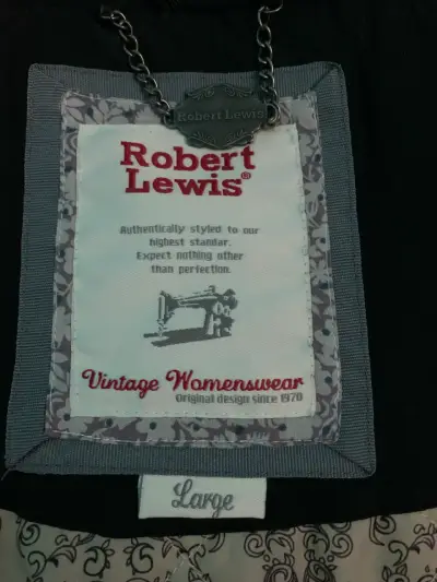 Abrigo  Vintage Robert Lewis - miniatura 1