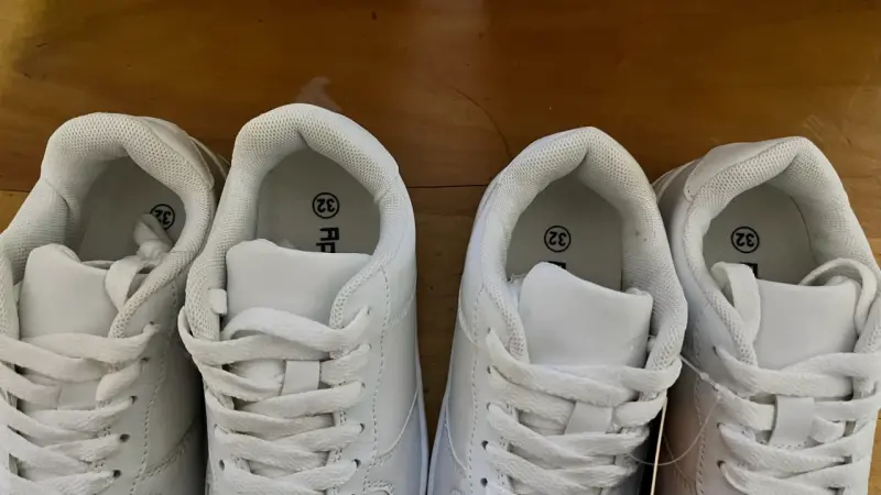 Lote zapatillas blancas niño/a - 3