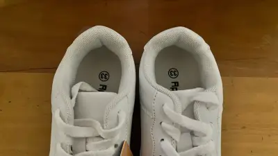 Lote zapatillas blancas niño/a - miniatura 4
