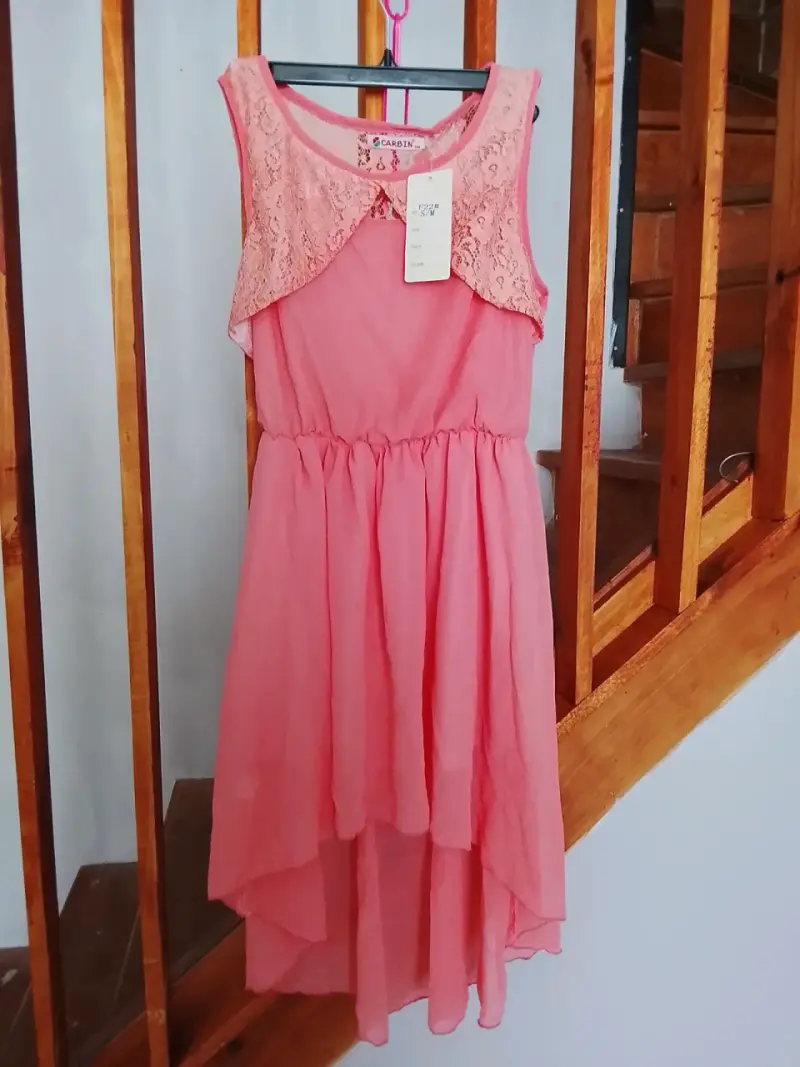 Vestido con encaje - 3