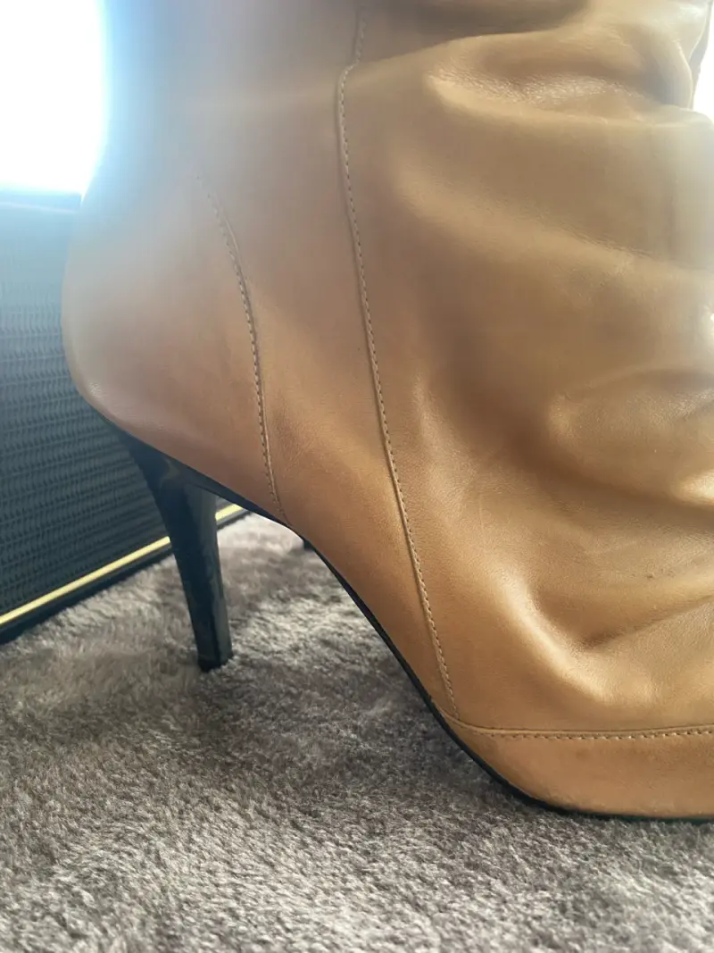 Botas altas color camel - 5