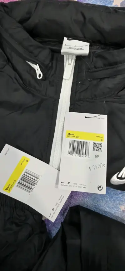 Buzo completo Cortavientos negro Nike - miniatura 3