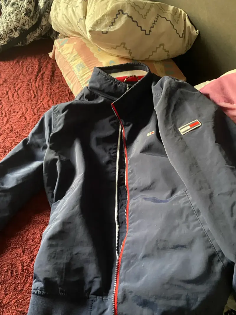 Chaqueta azul con cierre TOMMY - 1