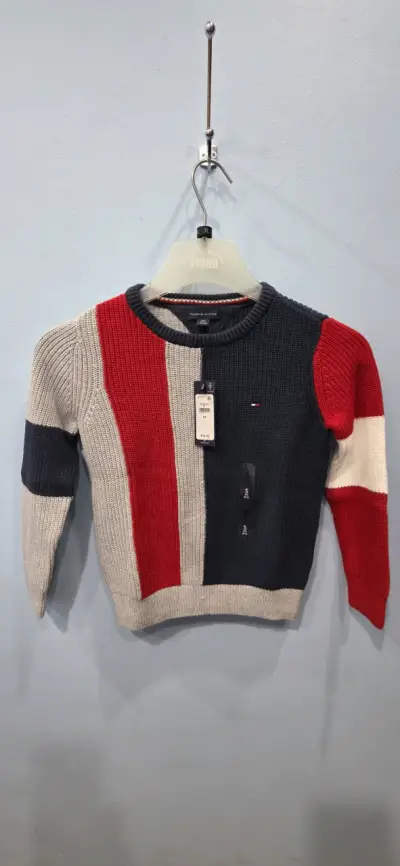 Suéter Tommy multicolor nuevo - miniatura 1