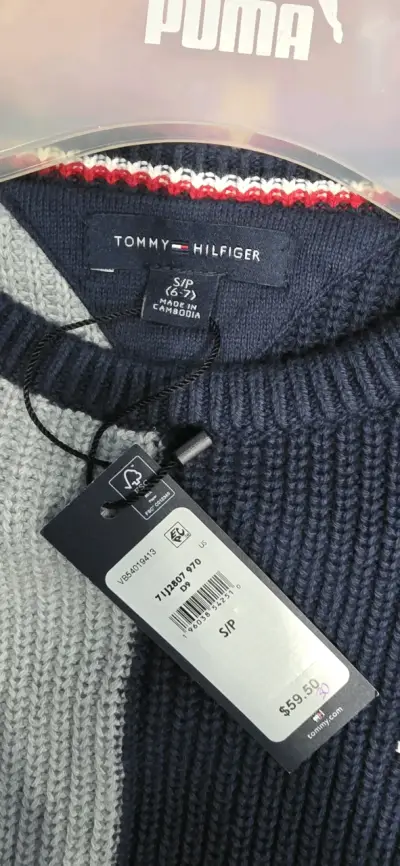Suéter Tommy multicolor nuevo - miniatura 4