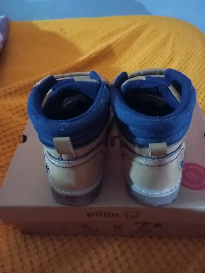 Botines beige para niños pillín - 3