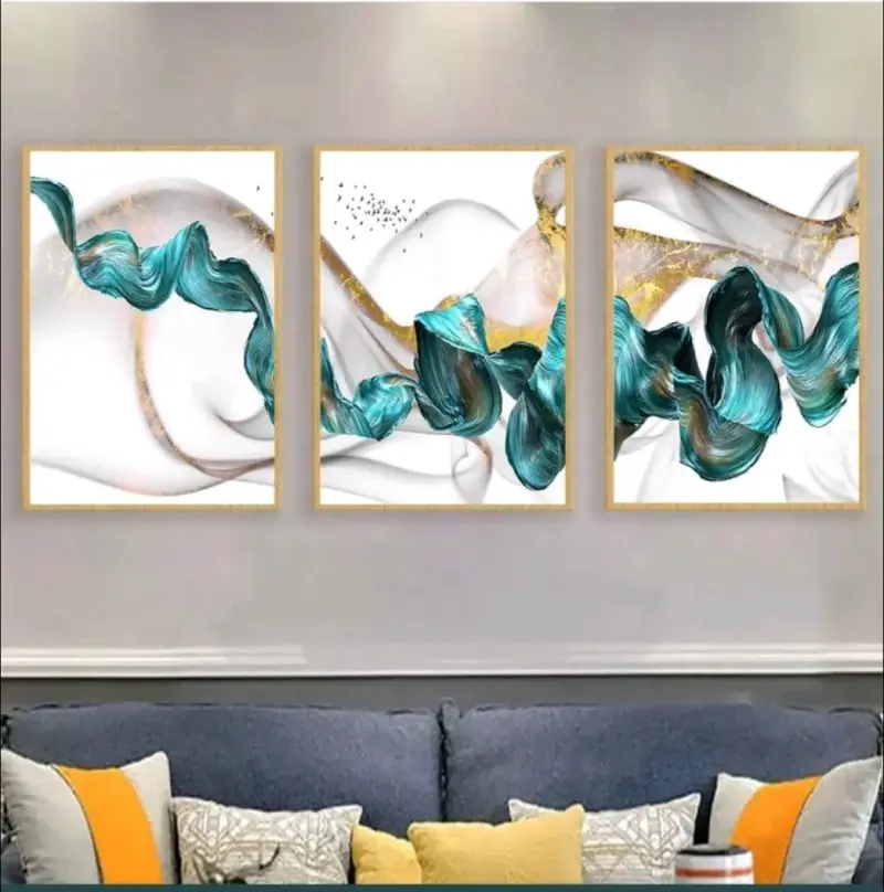 Tríptico decorativo moderno - 1