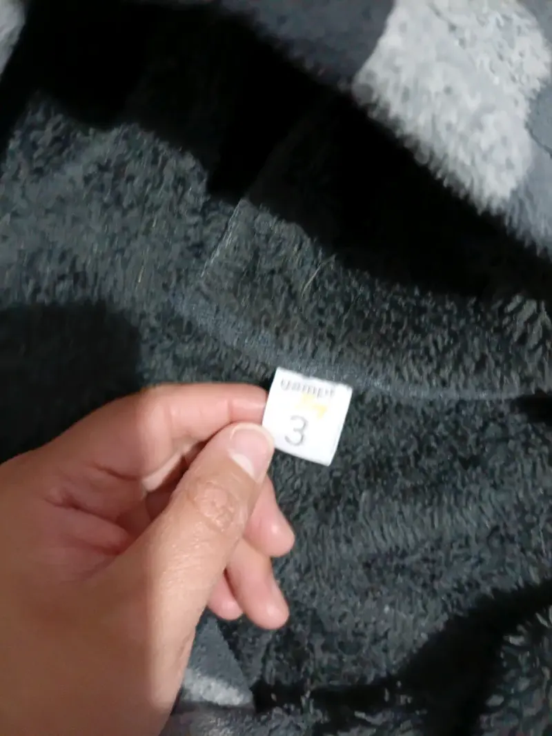Chaqueta a cuadros gris para niño - 3