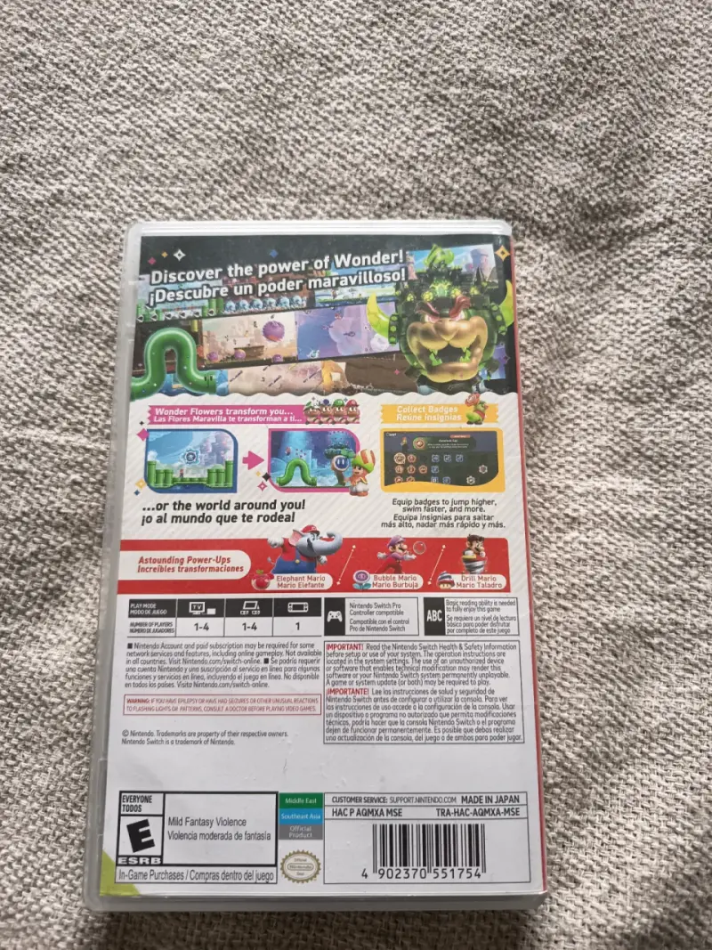 Vendo Super Mario wonder excelente estado - 2