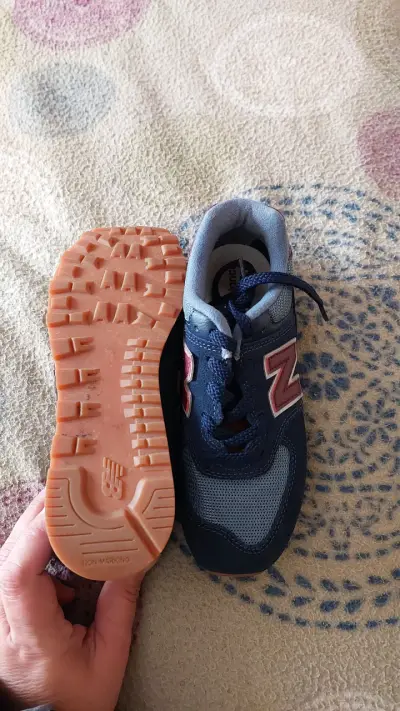 Zapatillas deportivas azul y gris - miniatura 1
