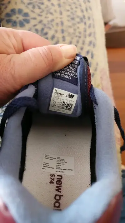 Zapatillas deportivas azul y gris - miniatura 2