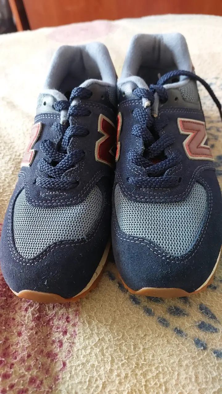 Zapatillas deportivas azul y gris - 3