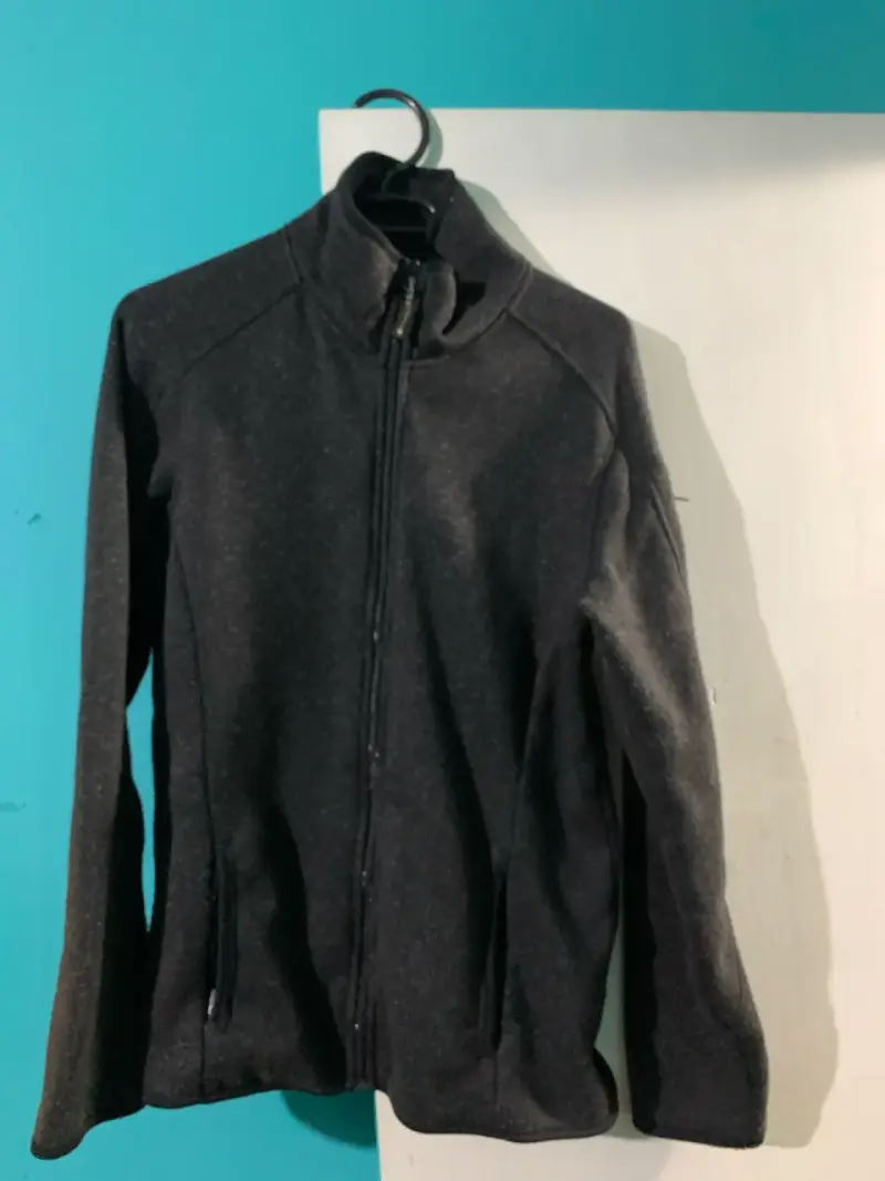 Chaqueta negra de lana - 1