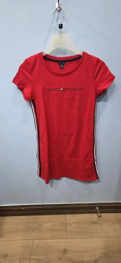 Vestido rojo Tommy Hilfiger - miniatura 1