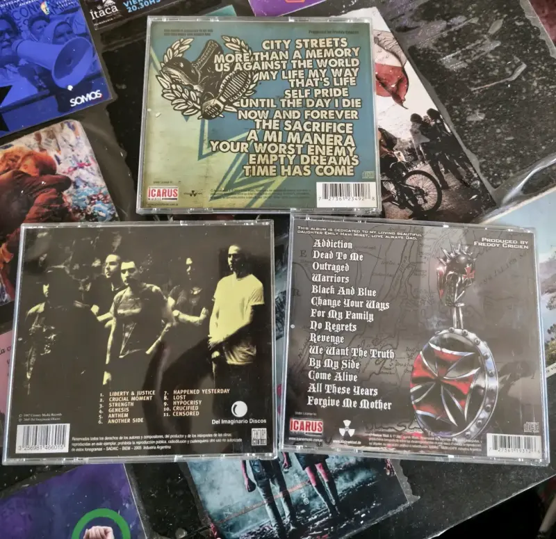 Colección de CDs Agnostic Front - 2