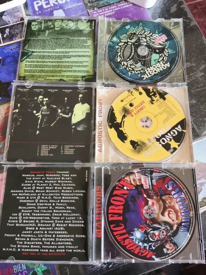 Colección de CDs Agnostic Front - 3