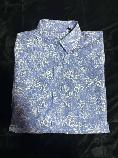 Camisa azul estampada Arrow - miniatura 2