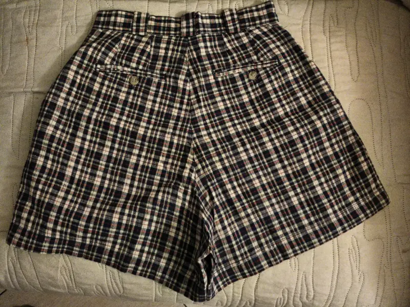 Shorts Vintage a cuadros - 1