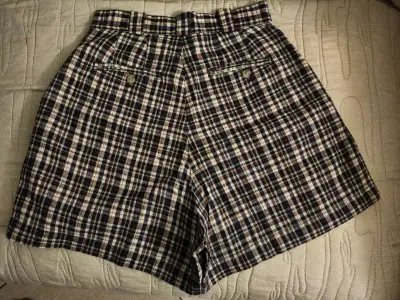 Shorts Vintage a cuadros - miniatura 1