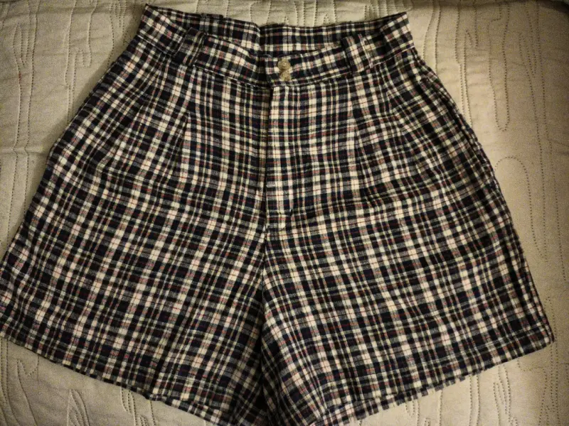 Shorts Vintage a cuadros - 2