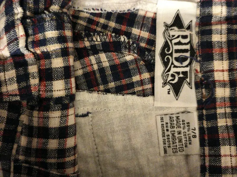 Shorts Vintage a cuadros - 3