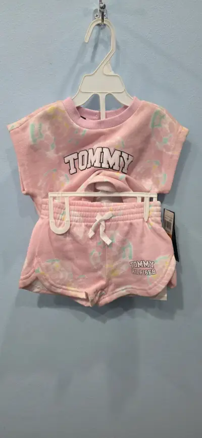Conjunto infantil Tommy rosa - miniatura 2