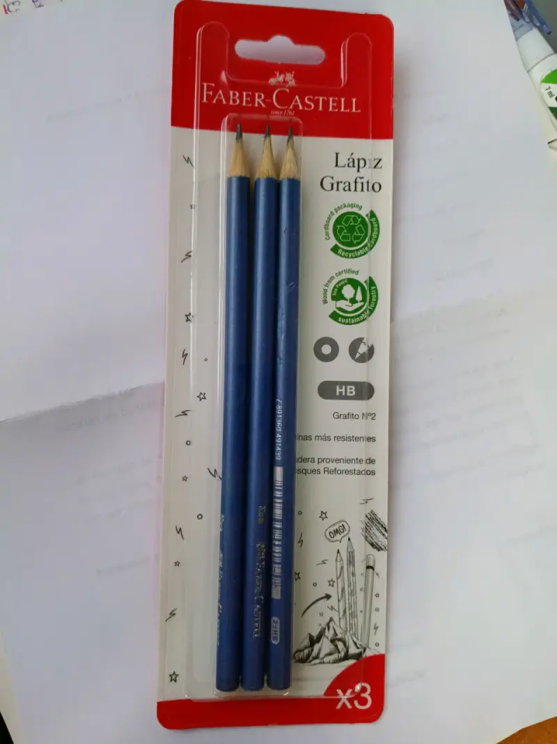 Pack de lápices grafito HB - 1
