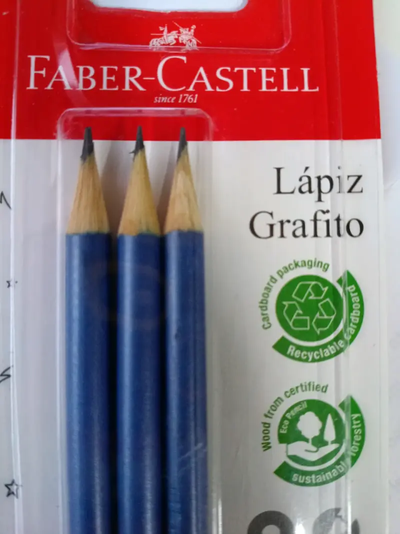 Pack de lápices grafito HB - 3