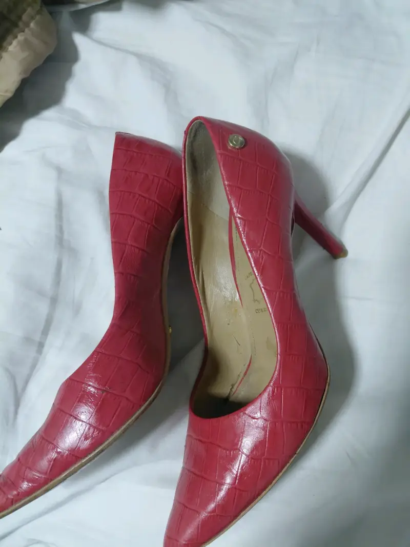 Zapatos de taco rojo - 1