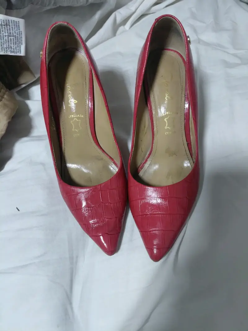 Zapatos de taco rojo - 6