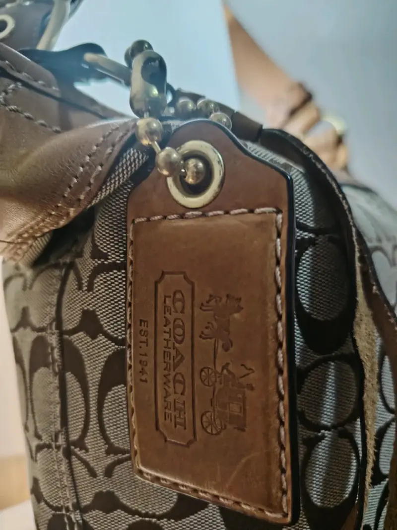 Cartera beige Coach - 3