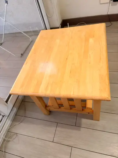 Mesa de madera pequeña - miniatura 5