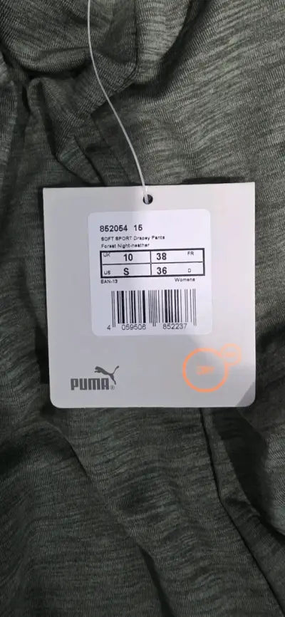 Pantalones deportivos verde Puma - miniatura 3