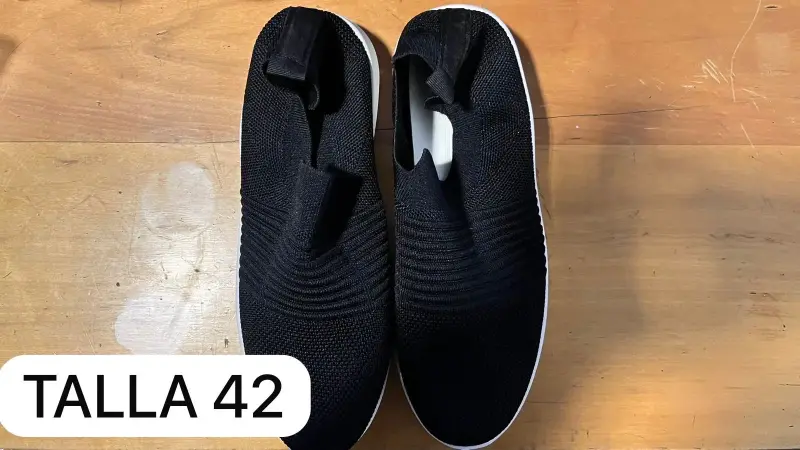 Lote zapatillas negras adulto - 5