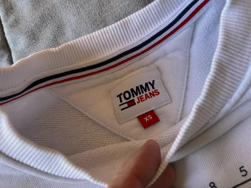 Polerón blanco Tommy Jeans - 5
