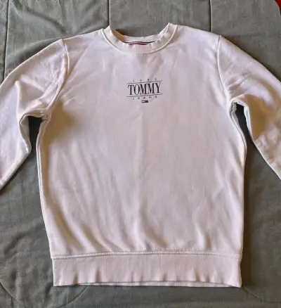Polerón blanco Tommy Jeans - miniatura 6