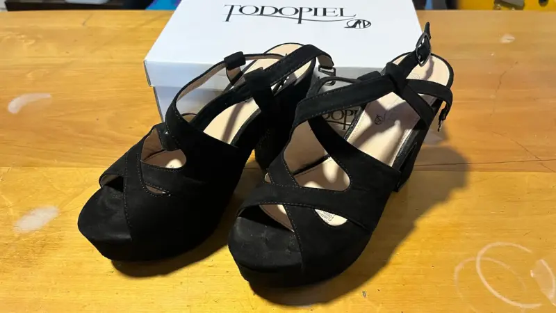 Tacones todopiel negros - 3