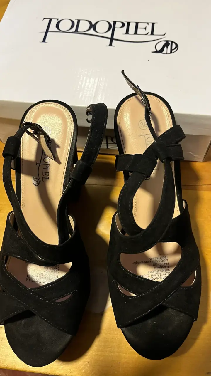 Tacones todopiel negros - 4