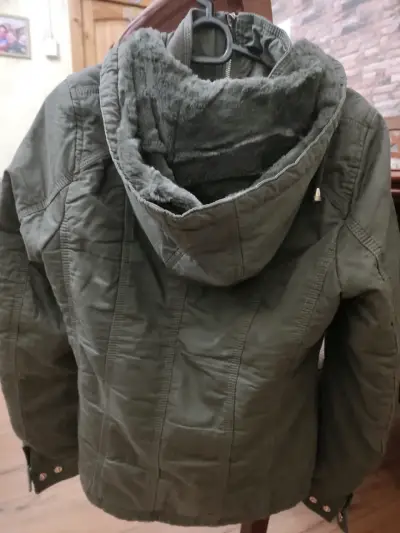 Parka verde con capucha XL - miniatura 2