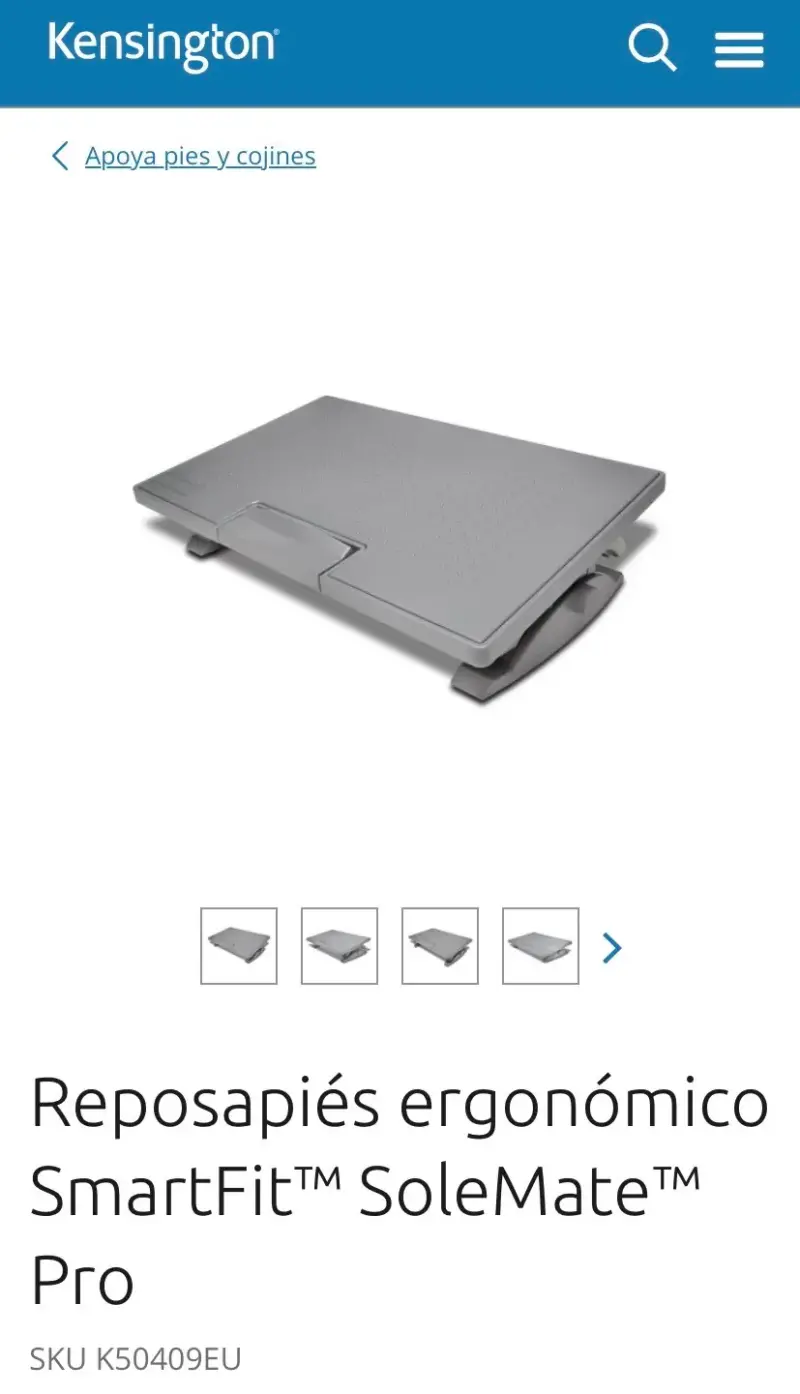 Reposapiés ergonómico Kensington