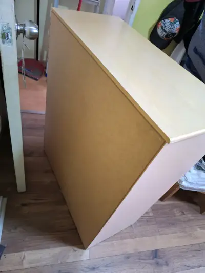 Cajonera de madera beige - miniatura 1