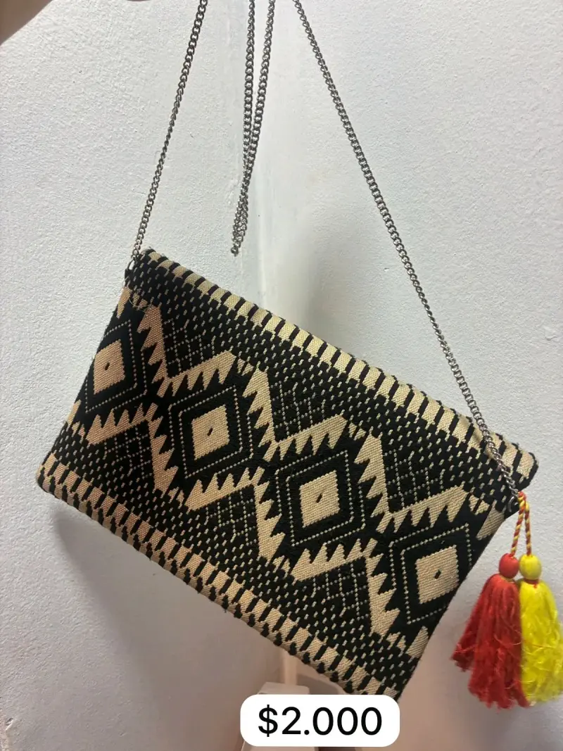 Cartera morada estampado serpiente - 3