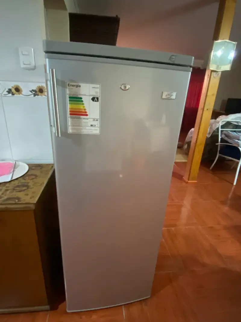 Congelador vertical gris - 1